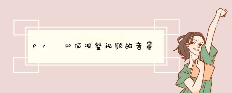 Pr 如何调整视频的音量